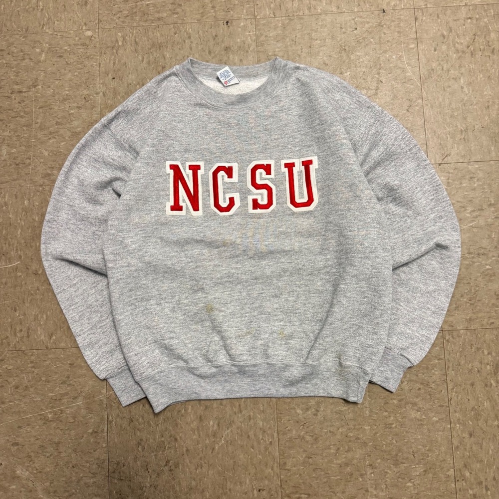 Vintage 90s NCSU North Carolina State University College Wolfpack Crewneck Men L